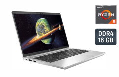 Ультрабук Б-класс HP ProBook 445 G8 / 14" (1920x1080) IPS / AMD Ryzen 5 5600U (6 (12) ядер по 2.3 - 4.2 GHz) / 16 GB DDR4 / 256 GB SSD / AMD Radeon Vega 7 Graphics / WebCam / Fingerprint