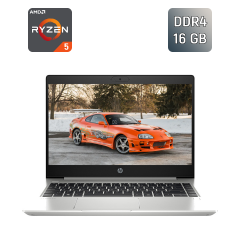 Ультрабук Б-клас HP ProBook 455 G7 / 15.6" (1920x1080) IPS / AMD Ryzen 5 4500U (6 ядер по 2.3 - 4.0 GHz) / 16 GB DDR4 / 256 GB SSD / AMD Radeon RX Vega 6 Graphics / WebCam / Fingerprint