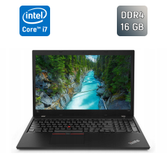 Ультрабук Б-класс Lenovo ThinkPad L580 / 15.6" (1366x768) TN / Intel Core i7-8550U (4 (8) ядра по 1.8 - 4.0 GHz) / 16 GB DDR4 / 256 GB SSD / Intel UHD Graphics 620 / WebCam / Windows 10