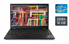 Ультрабук Б-класс Lenovo ThinkPad T590 / 15.6" (1920x1080) IPS / Intel Core i7-8665U (4 (8) ядра по 1.9 - 4.8 GHz) / 16 GB DDR4 / 512 GB SSD / Intel UHD Graphics 620 / WebCam / TouchID / Windows 10
