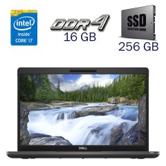 Ультрабук Dell Latitude 5400 / 14" (1366x768) TN / Intel Core i7-8650U (4 (8) ядра по 1.9 - 4.2 GHz) / 16 GB DDR4 / 256 GB SSD / Intel UHD Graphics 620 / WebCam + Бездротова мишка