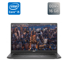 Ультрабук Dell Latitude 7400 / 14" (1920x1080) IPS / Intel Core i5-8365U (4 (8) ядра по 1.6 - 4.1 GHz) / 16 GB DDR4 / 512 GB SSD / Intel UHD Graphics / WebCam / Fingerprint / Windows 10