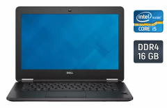 Ультрабук Dell Latitude E5470 / 14" (1920x1080) IPS / Intel Core i5-6440HQ (4 ядра по 2.6 - 3.5 GHz) / 16 GB DDR4 / 256 GB SSD / Intel HD Graphics 530 / WebCam / TouchID