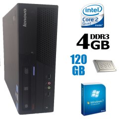 Wi-Fi В ПОДАРОК! Lenovo M58p SFF / Intel Core 2 Quad Q6600 (4 ядра по 2.4 GHz) / 4 GB DDR3 / 120 GB SSD NEW / Windows 7 Pro licence